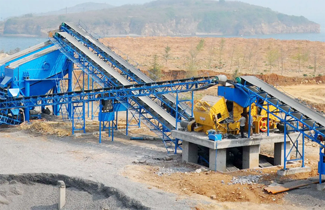 120-150 TPH Limestone Crushing Plant in Saudi Arabia